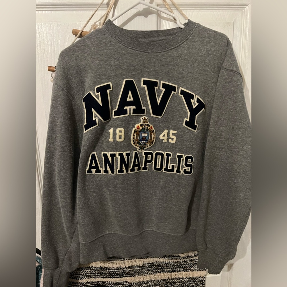 NAVY ANNAPOLIS JANSPORT PULLOVER